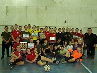 В спортзале «Атлет» Ольгинского поселения состоялся  турнир по мини-футболу.
