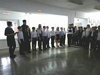 Торжественное открытие военно-патриотического месячника состоялось в МБОУ СОШ номер 4 в станице Ольгинская