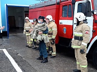 В Приморско-Ахтарске прошли обязательную аттестацию спасатели