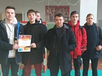 На стадионе "Русь" сегодня прошли соревнования по волейболу, посвящённые Дню защитника Отечества