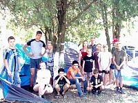 В хуторе Тамаровском открылся палаточный лагерь