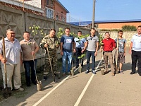 Полицейские и общественники Приморско-Ахтарского района приняли участие в акции «Лес Победы» 