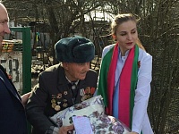 Сегодня в станице Ольгинской для участников Великой Отечественной войны и тружеников тыла организовали в торжественной обстановке вручение юбилейных медалей