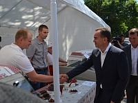 Сегодня наш город с рабочим визитом посетил губернатор края Вениамин Кондратьев