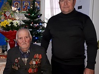 Глава Ольгинского поселения А. Розаев поздравил  ветерана с 94-летием 